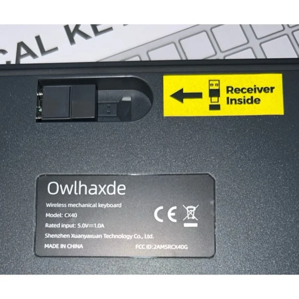 Owlhaxde CX40, a full-size wireless mechanical Keyboard